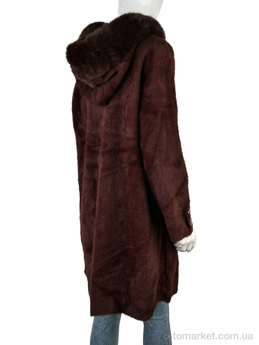 Купить Пальто жіночі 30075 brown Edel коричневий, фото 2