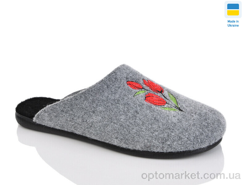 Купить Капці жіночі 301-2 Klerotex сірий, фото 1