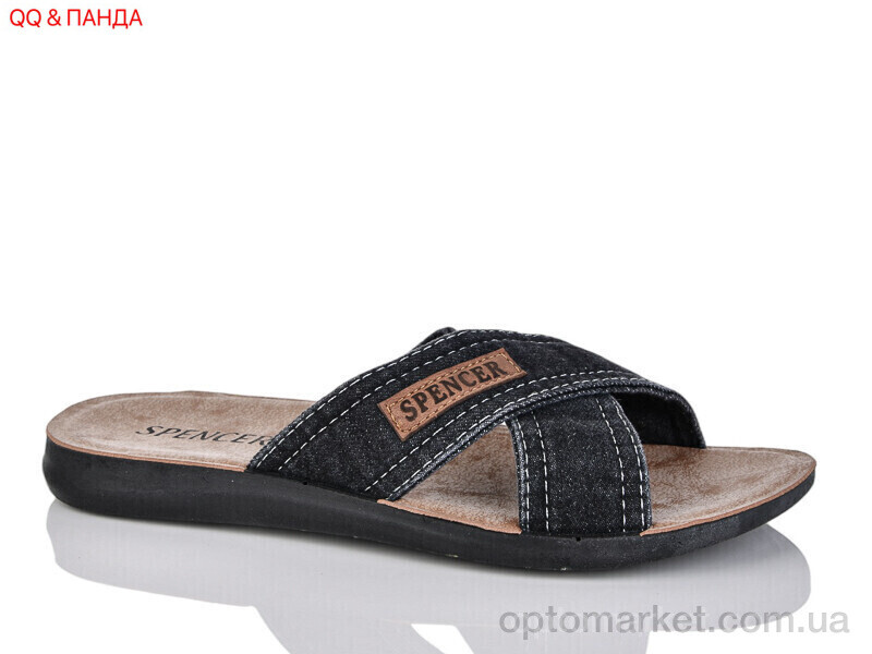 Купить Шльопанці чоловічі 301 чорний Spencer чорний, фото 1