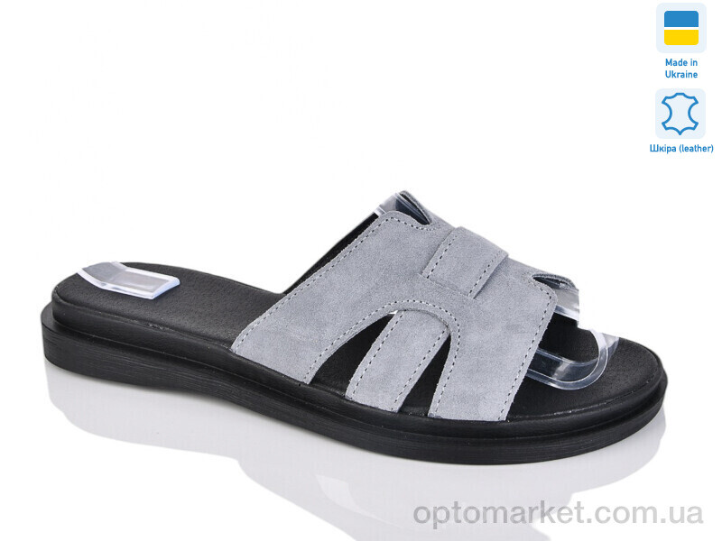 Купить Шльопанці жіночі 301 сір.з. Sali сірий, фото 1