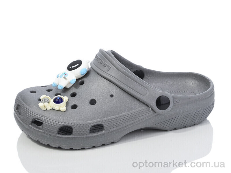 Купить Крокси жіночі 3011-363 Luck Line сірий, фото 1