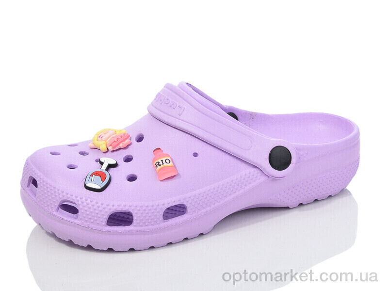 Купить Крокси жіночі 3011-375 Luck Line фіолетовий, фото 1