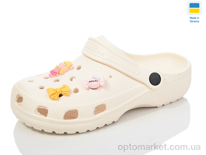 Купить Крокси жіночі 3011-387 Luck Line бежевий, фото 1