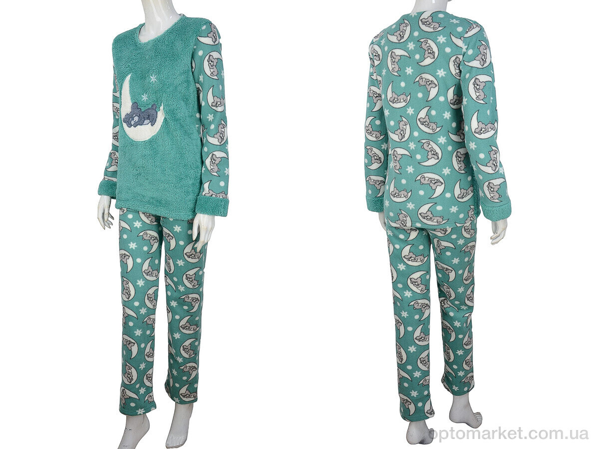 Купить Пижама жіночі 3011 green Pija Port зелений, фото 3