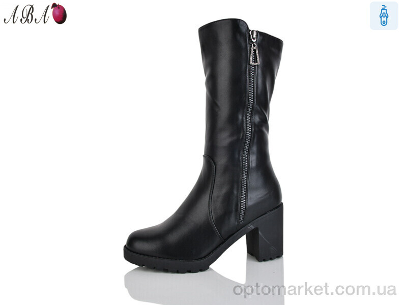 Купить Чоботи жіночі 301 Aba чорний, фото 1