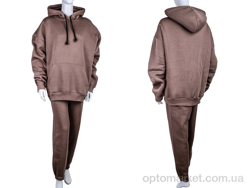 Купить Спортивний костюм жіночі 3012 brown Baldoria коричневий, фото 3