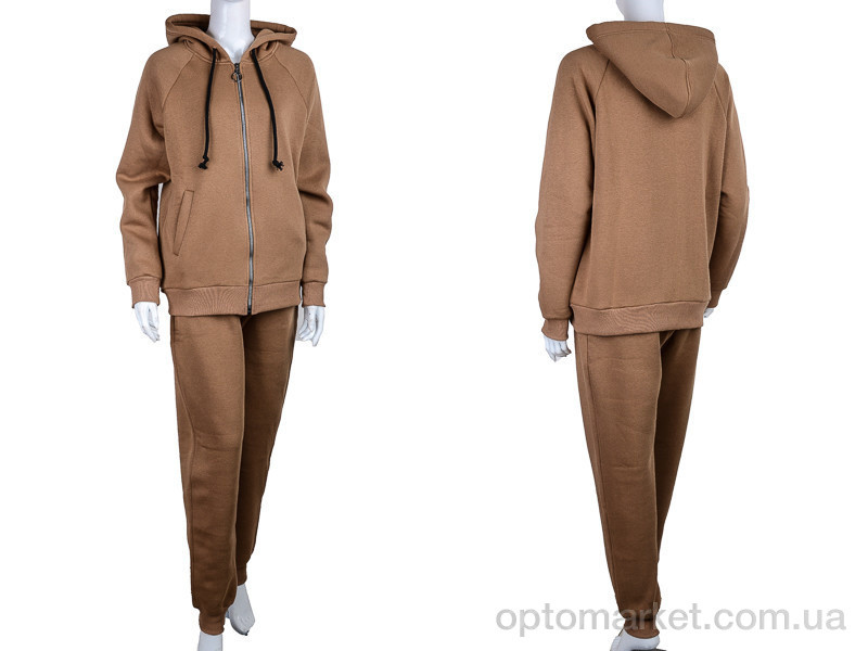 Купить Спортивний костюм жіночі 3013 brown Baldoria коричневий, фото 3