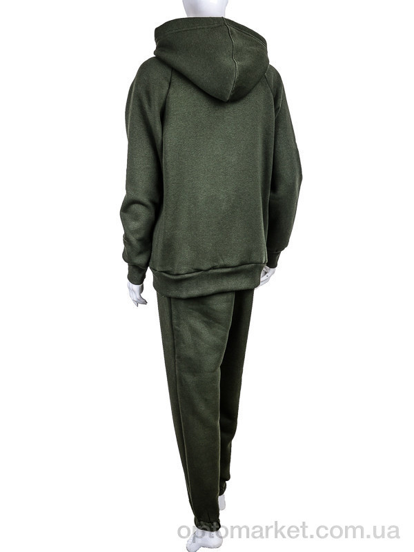 Купить Спортивний костюм жіночі 3015 khaki Baldoria зелений, фото 2