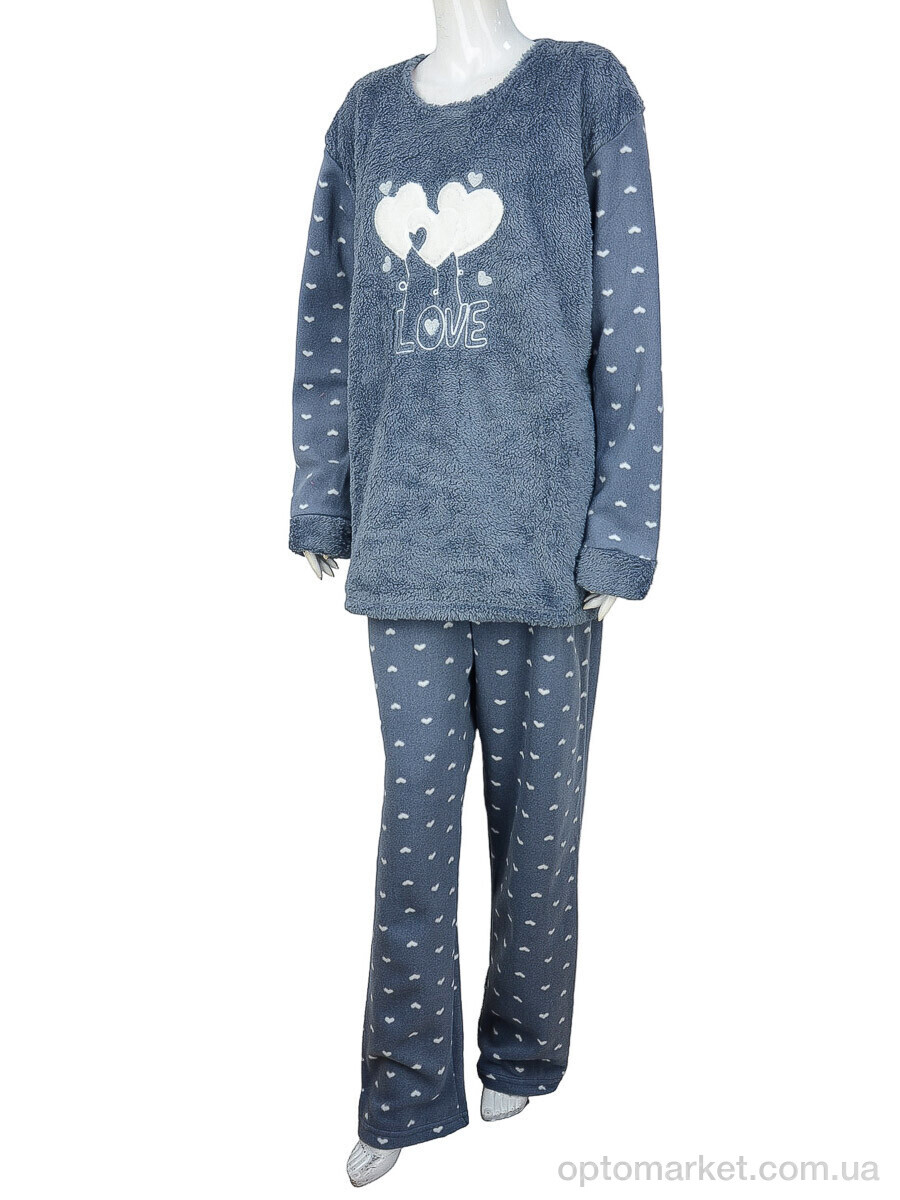 Купить Пижама жіночі 3016 grey Pija Port сірий, фото 1