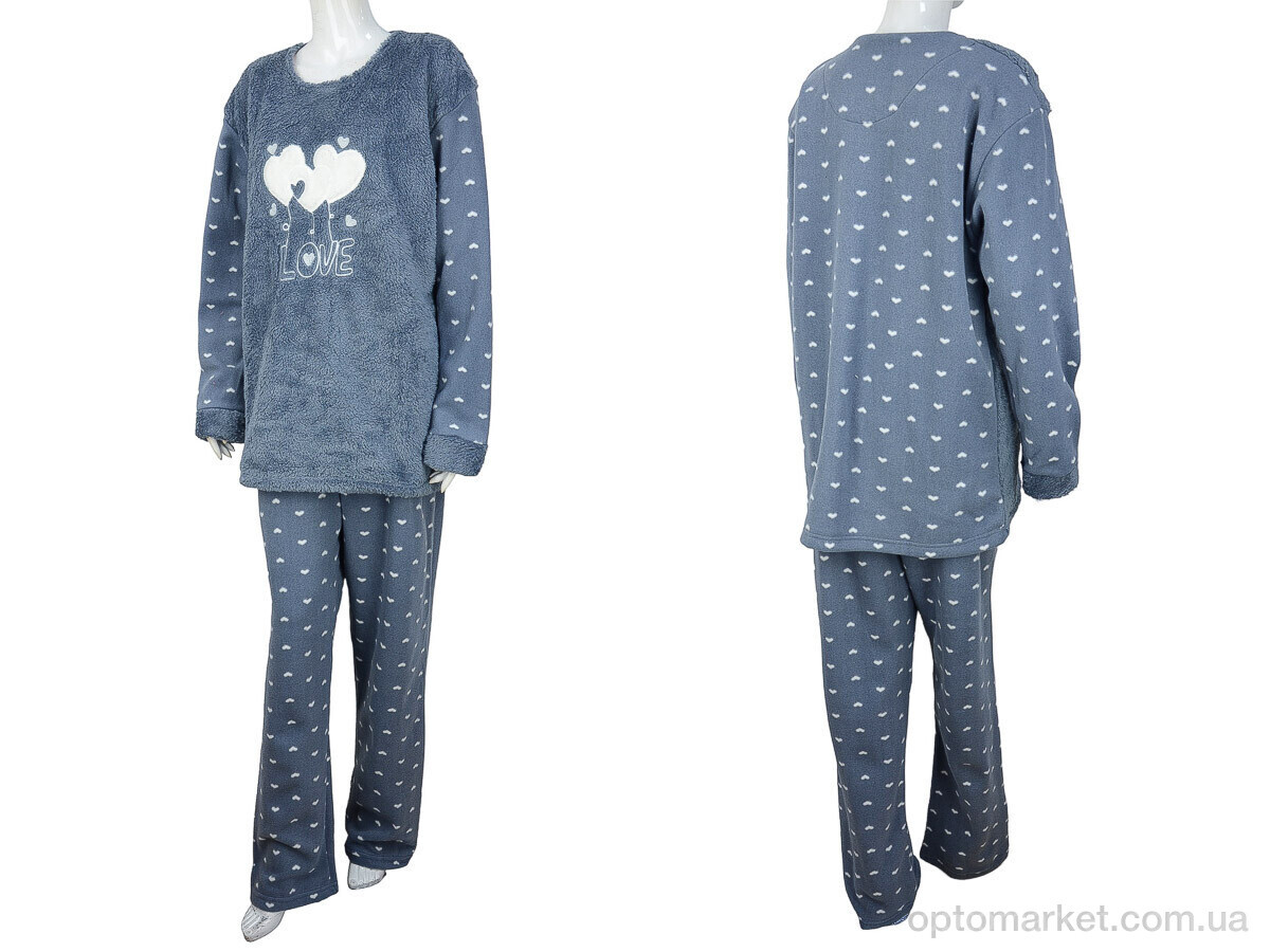 Купить Пижама жіночі 3016 grey Pija Port сірий, фото 3