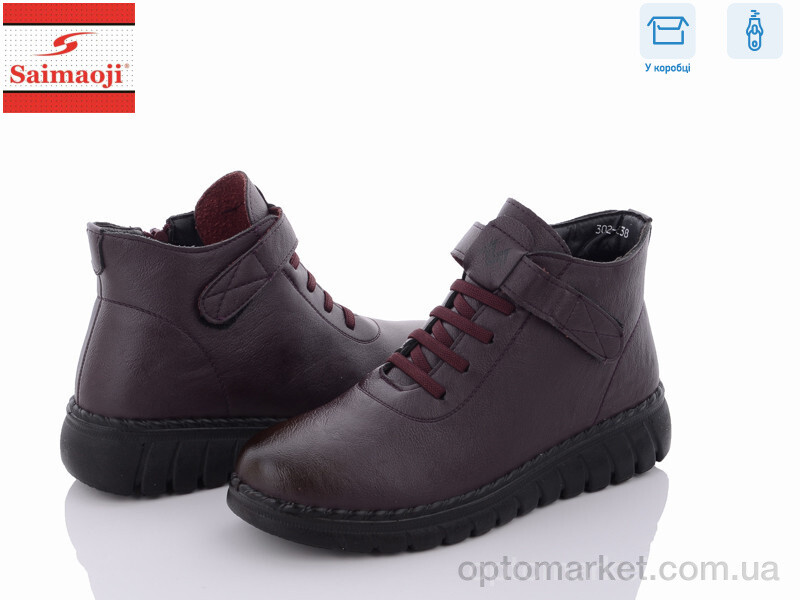 Купить Черевики жіночі 302-10 Saimaoji фіолетовий, фото 1