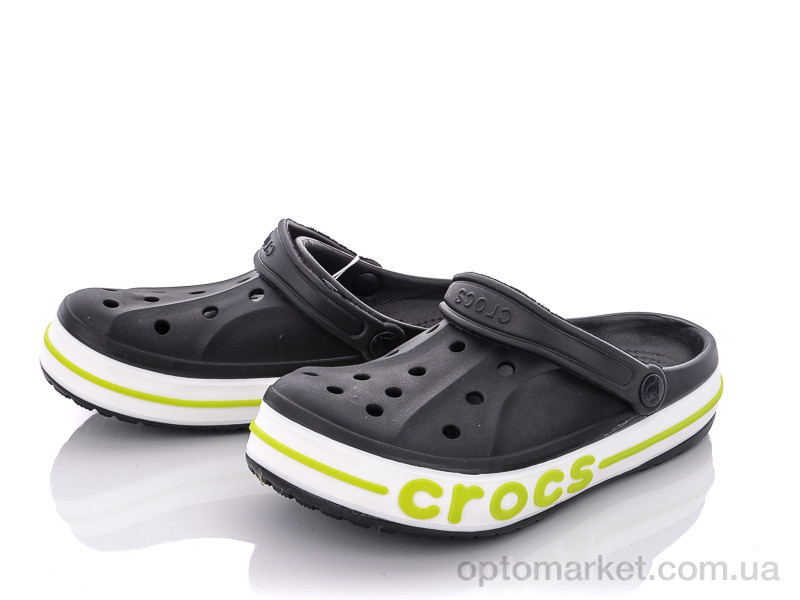 Купить Крокси жіночі 302-1 Crocs чорний, фото 1