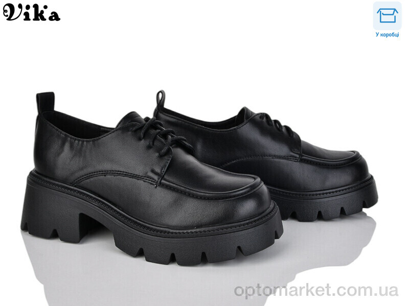 Купить Туфлі жіночі 302-1 Vika чорний, фото 1
