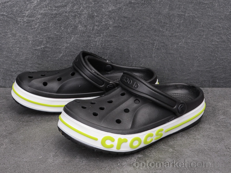 Купить Крокси жіночі 302-1 Crocs чорний, фото 2