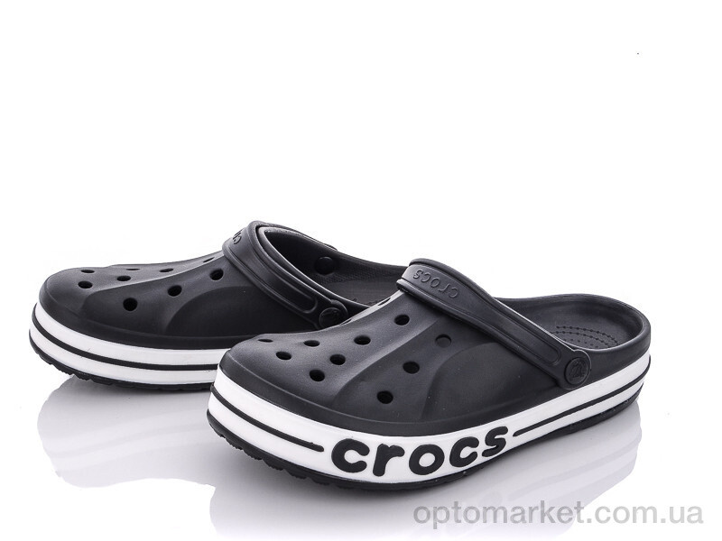 Купить Крокси чоловічі 302-2 Crocs чорний, фото 1