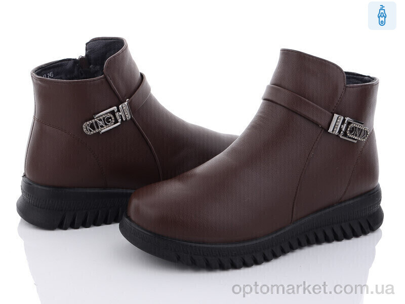 Купить Черевики жіночі 302-2 Ok Shoes коричневий, фото 1