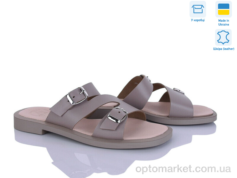 Купить Шльопанці жіночі 302-26A Ailinda коричневий, фото 1