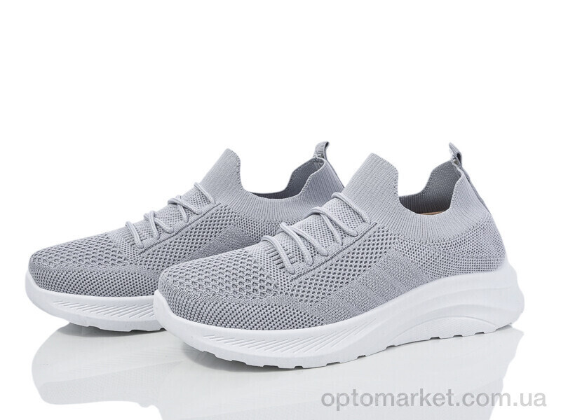Купить Кросівки жіночі 302-3 L.B. сірий, фото 1