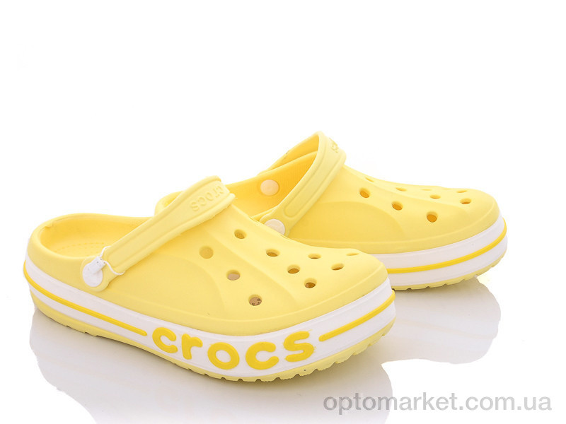 Купить Крокси жіночі 302-5 Crocs жовтий, фото 1