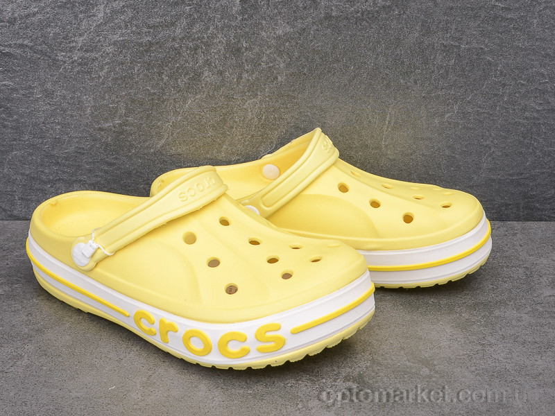 Купить Крокси жіночі 302-5 Crocs жовтий, фото 2