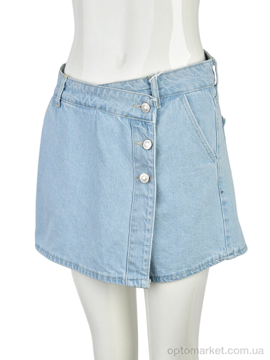 Купить Юбка-шорти жіночі 302-7146 l.blue Medusa блакитний, фото 1