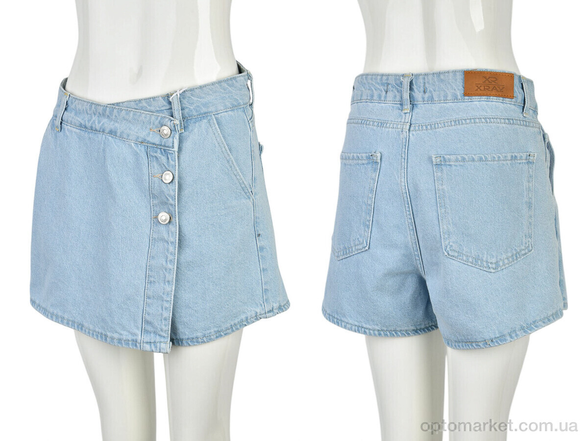 Купить Юбка-шорти жіночі 302-7146 l.blue Medusa блакитний, фото 3