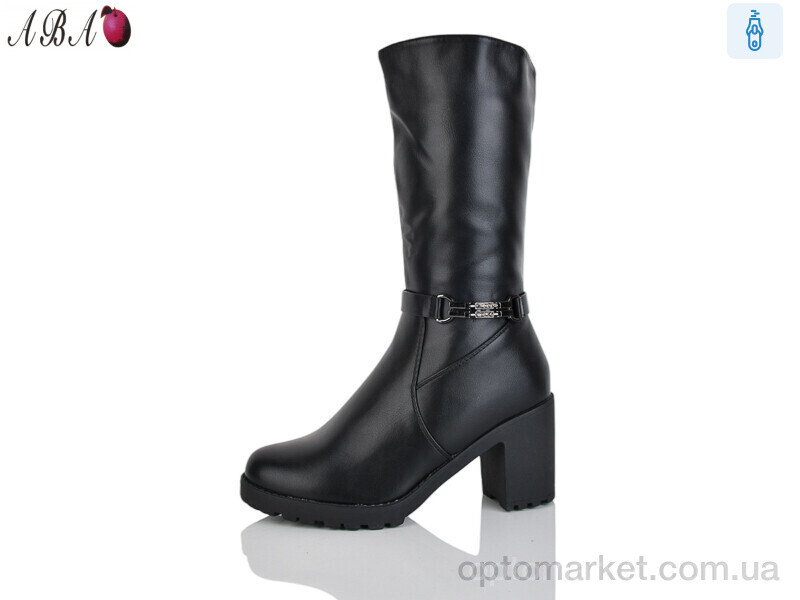 Купить Чоботи жіночі 302 Aba чорний, фото 1