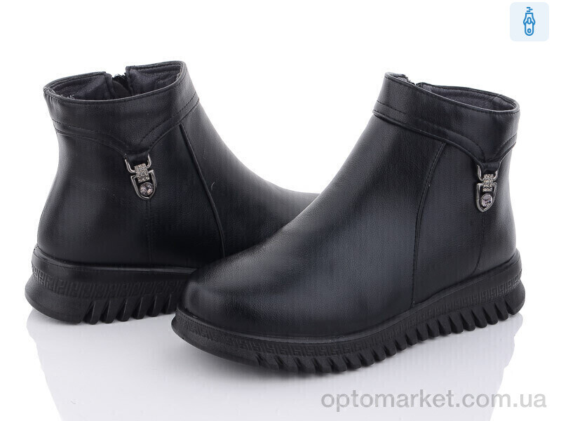 Купить Черевики жіночі 303-1 Ok Shoes чорний, фото 1