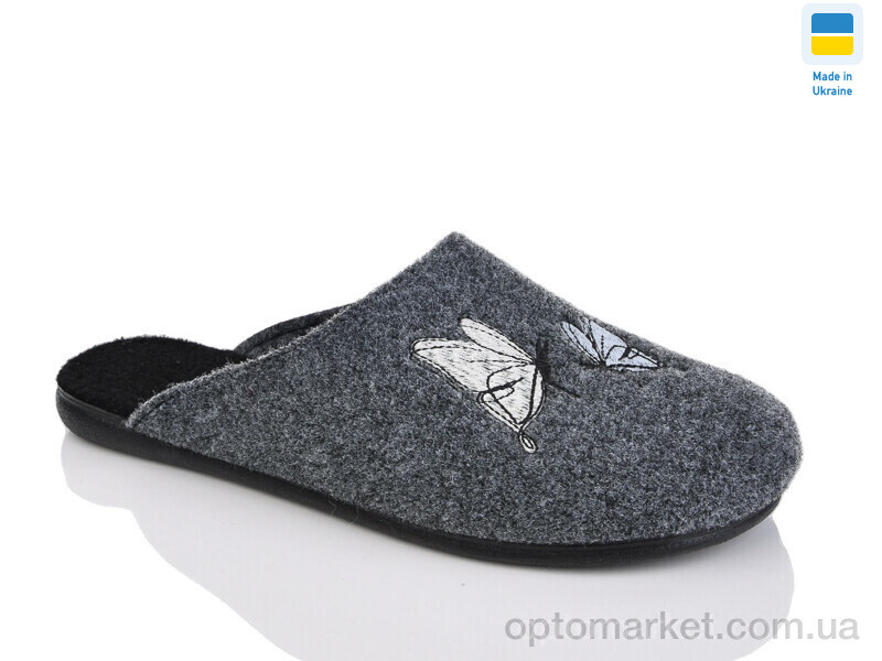 Купить Капці жіночі 303-3 Klerotex сірий, фото 1