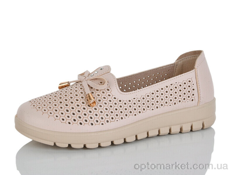 Купить Туфлі жіночі 3032-3 YAQINIAO бежевий, фото 1