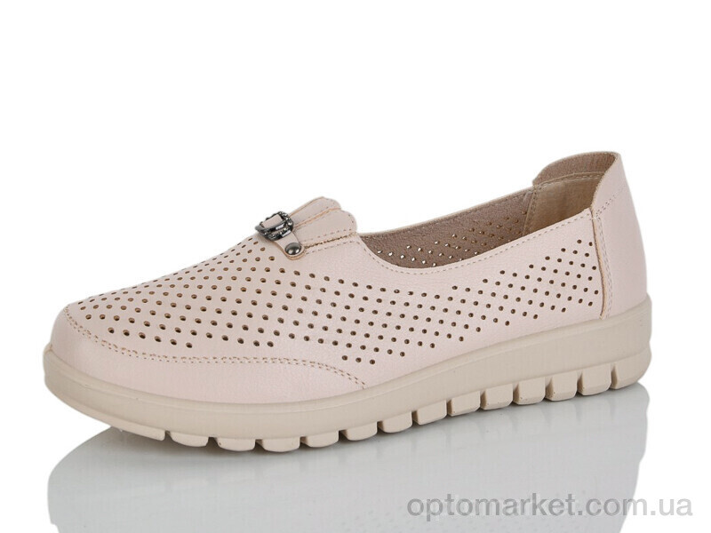 Купить Туфлі жіночі 3037-3 YAQINIAO бежевий, фото 1