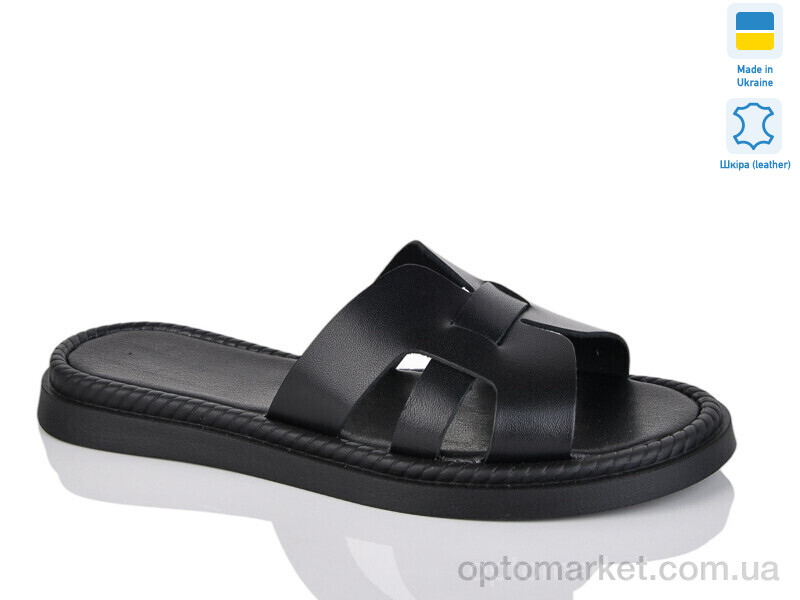 Купить Шльопанці жіночі 304-1 чорний к. Sali чорний, фото 1