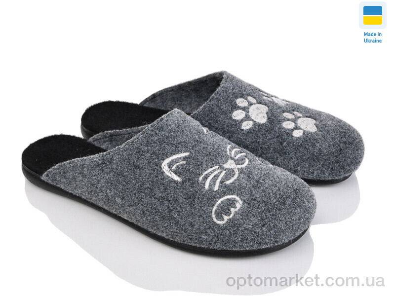 Купить Капці жіночі 305-3 Klerotex сірий, фото 1