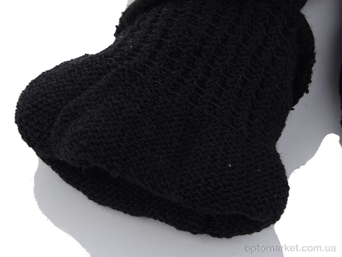 Купить Рукавички чоловічі 305 black Textile чорний, фото 2