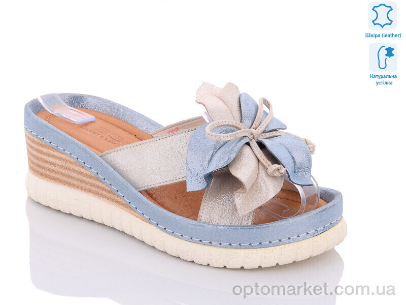 Купить Шльопанці жіночі 306-05(26-66) Sherlock Soon бежевий, фото 1