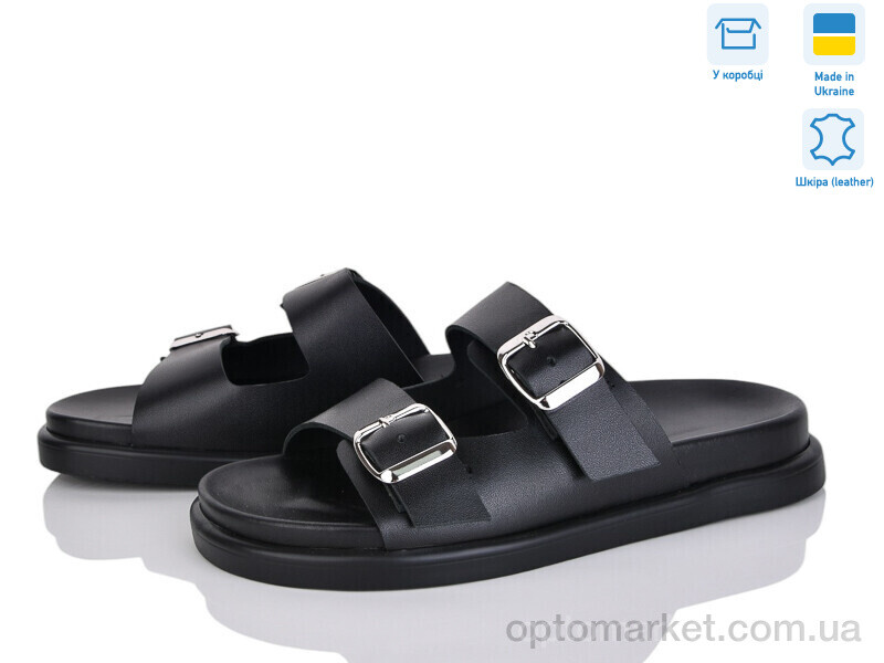 Купить Шльопанці жіночі 307-2 Ailinda чорний, фото 1