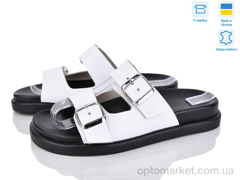 Купить Шльопанці жіночі 307-81 Ailinda білий, фото 1