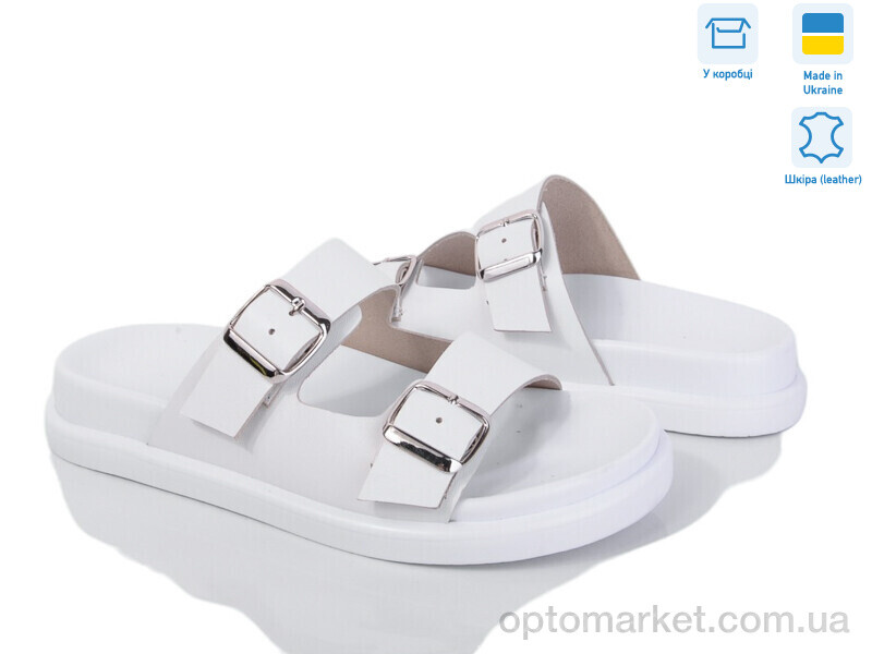 Купить Шльопанці жіночі 307-8 Ailinda білий, фото 1