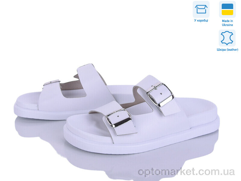 Купить Шльопанці жіночі 307-8A Ailinda білий, фото 1