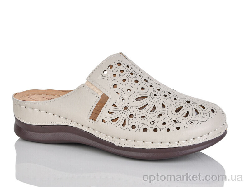 Купить Шльопанці жіночі 309-1 Leguzaza бежевий, фото 1