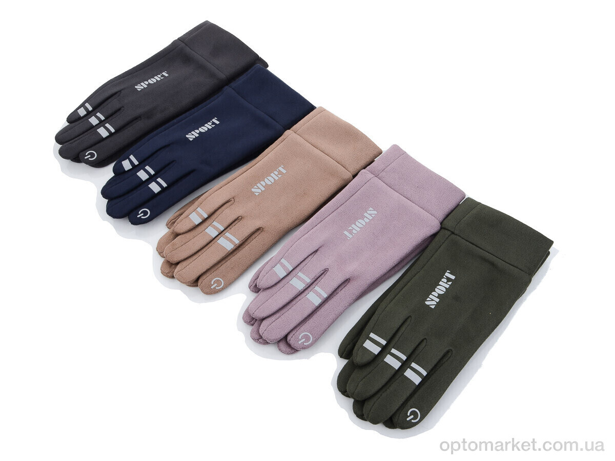 Купить Рукавички жіночі 31-262Ж замш mix Королева мікс, фото 1