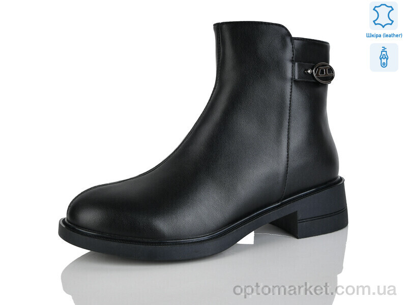 Купить Черевики жіночі 3102-1 Yimeili чорний, фото 1