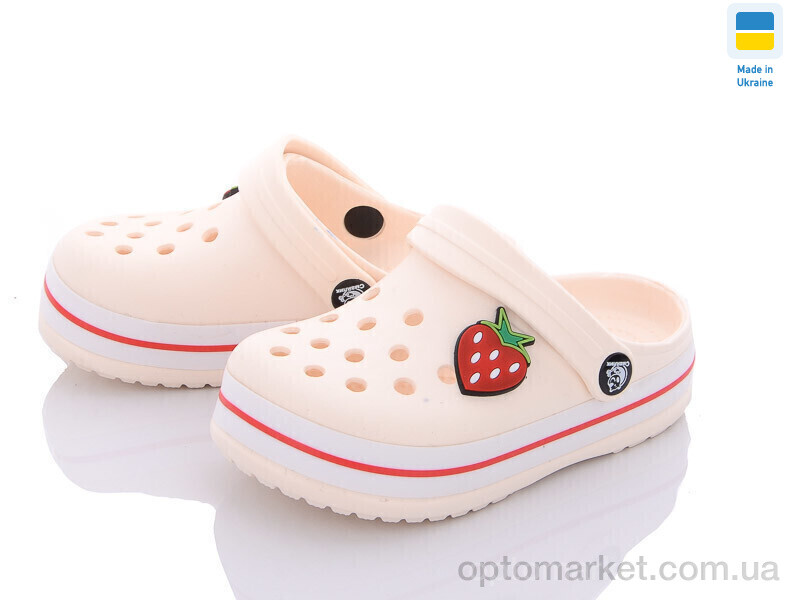 Купить Крокси дитячі 3102-267 Luck Line бежевий, фото 1