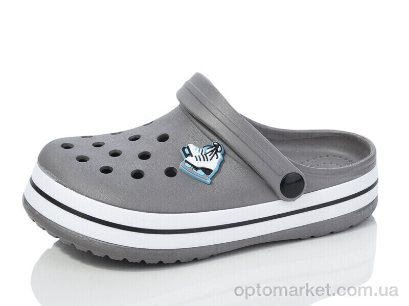 Купить Крокси дитячі 3102-303 Luck Line сірий, фото 1