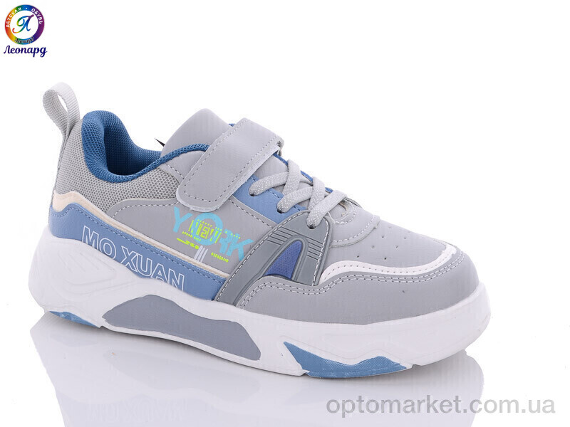 Купить Кросівки дитячі 3103-A3 Леопард сірий, фото 1