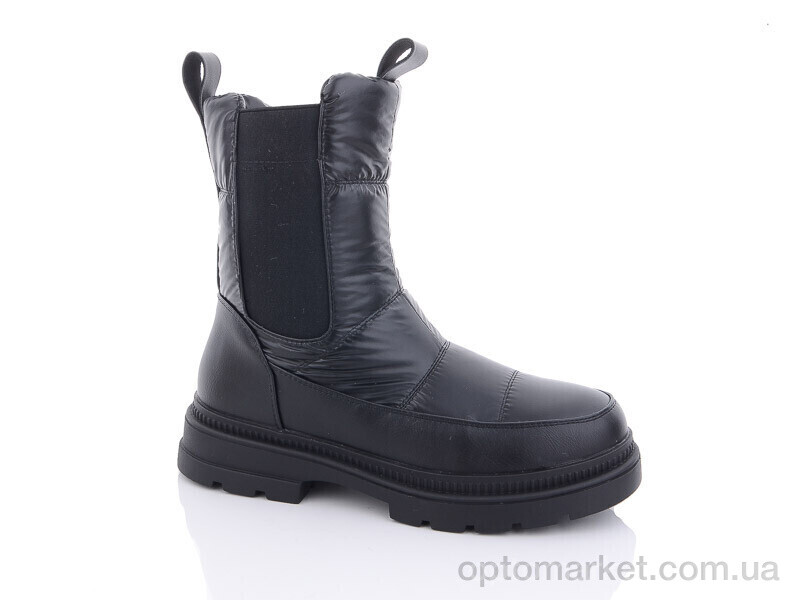 Купить Дутики жіночі 3106-1 Purlina чорний, фото 1