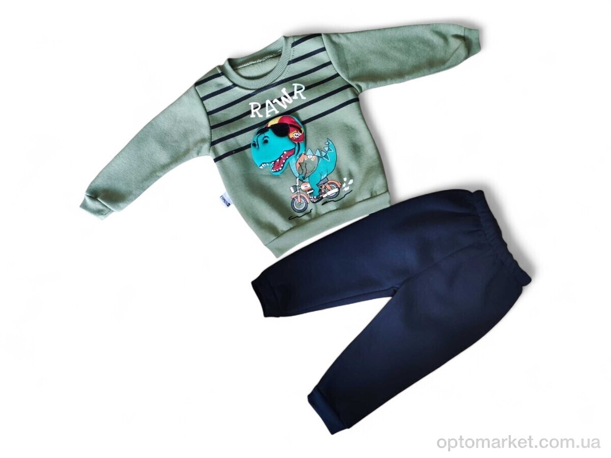 Купить Комплекти дитячі дитячі 3106 зелений реглан-штани Eymus Kids зелений, фото 1
