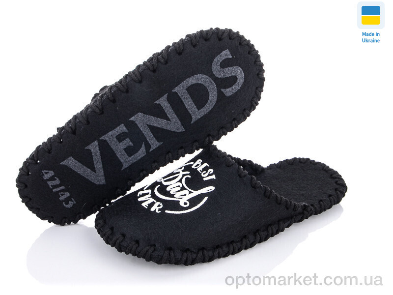Купить Капці чоловічі 310M чорний Vends чорний, фото 2