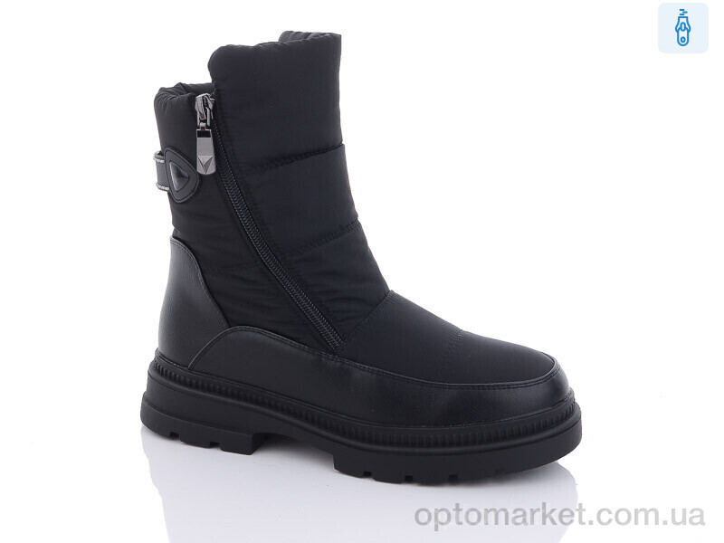 Купить Дутики жіночі 3111-1 Purlina чорний, фото 1