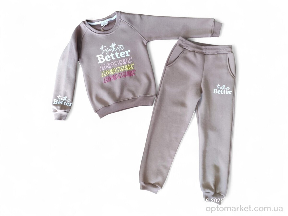 Купить Комплекти дитячі дитячі 3116 капучіно реглан-штани Roya Kids бежевий, фото 1